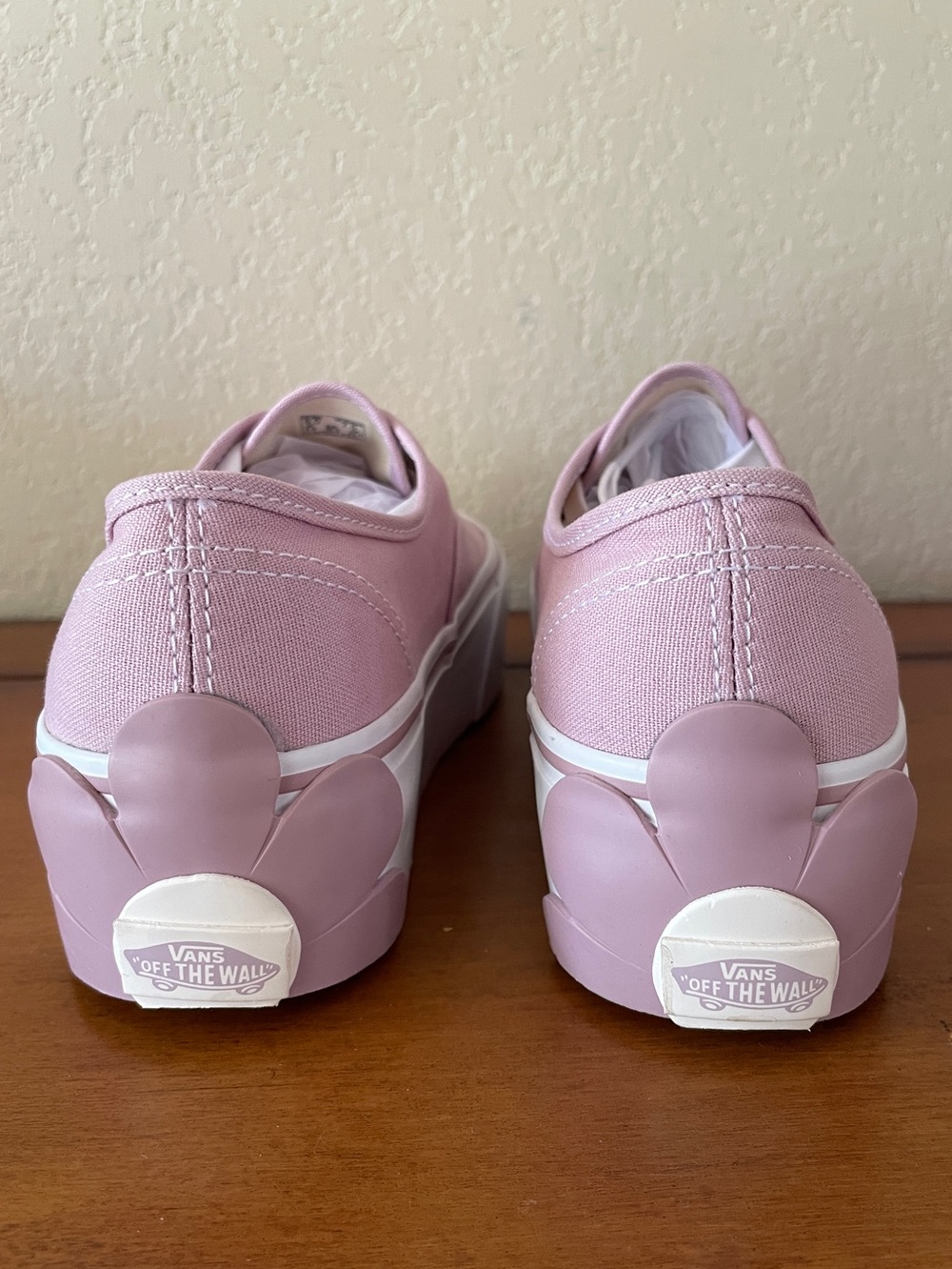 Vans Authentic Stackform Sneakers Oversized Flowers Lilac Women Size 7.5 - Picture 10 of 16